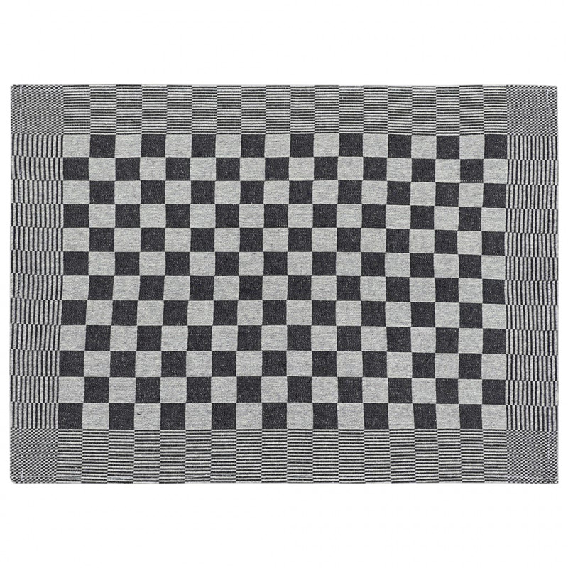 Zestaw 50 ręczników, czarno-biały, bawełna