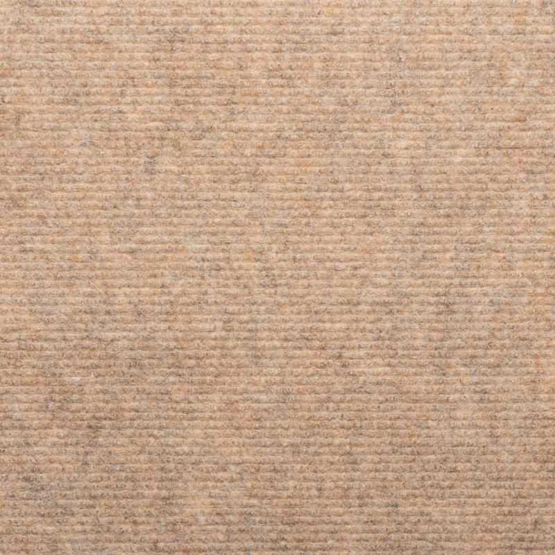 Samoprzylepne nakładki na schody, 15 szt., 56x17x3 cm, beżowe
