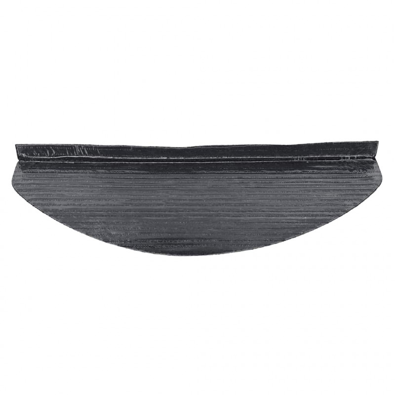 Samoprzylepne nakładki na schody, 15 szt., 56x17x3 cm, czarne