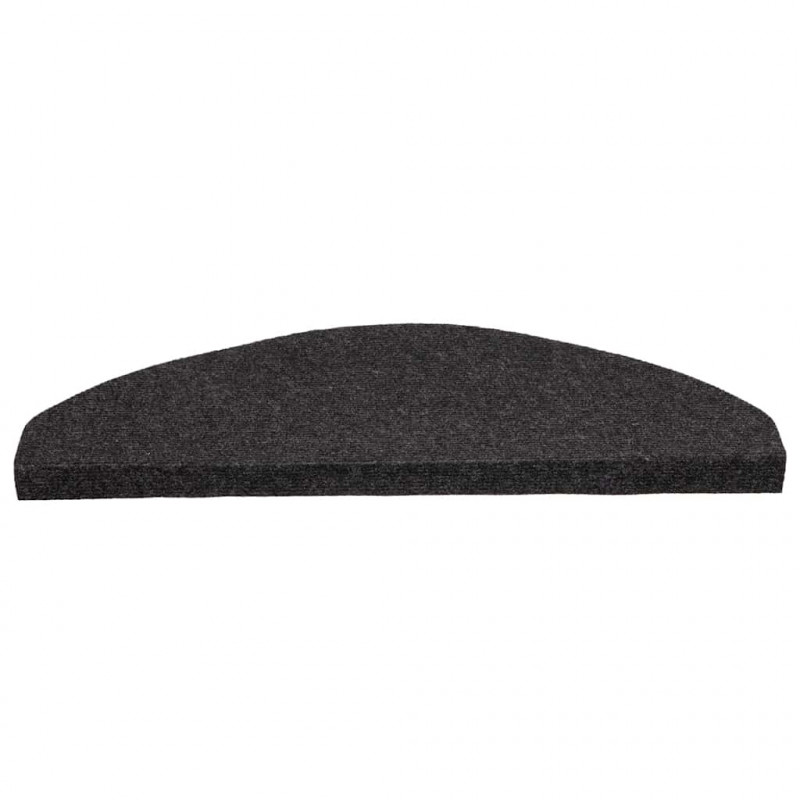 Samoprzylepne nakładki na schody, 15 szt., 65x22,5x3,5cm czarne