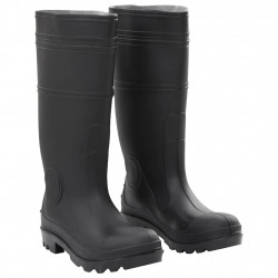 Kalosze, czarne, rozmiar 39, PVC