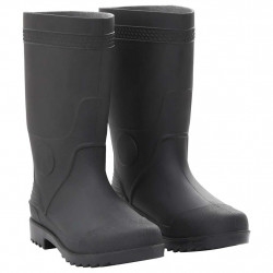 Kalosze, czarne, rozmiar 38, PVC