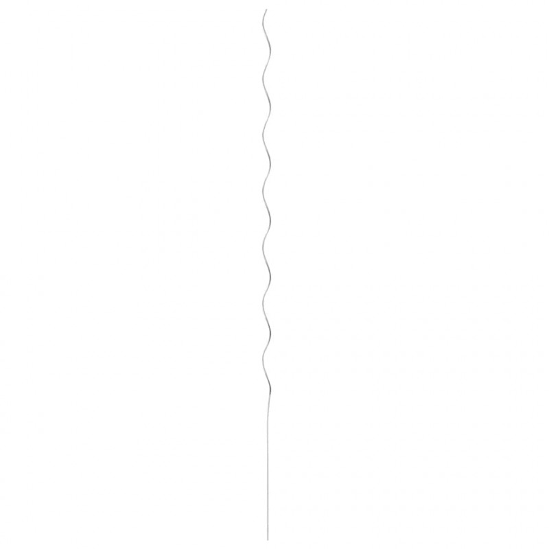 Spiralne podpórki do roślin, 50 szt, 170 cm, galwanizowana stal
