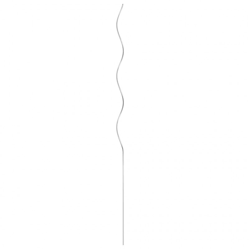 Spiralne podpórki do roślin, 50 szt, 110 cm, stal galwanizowana