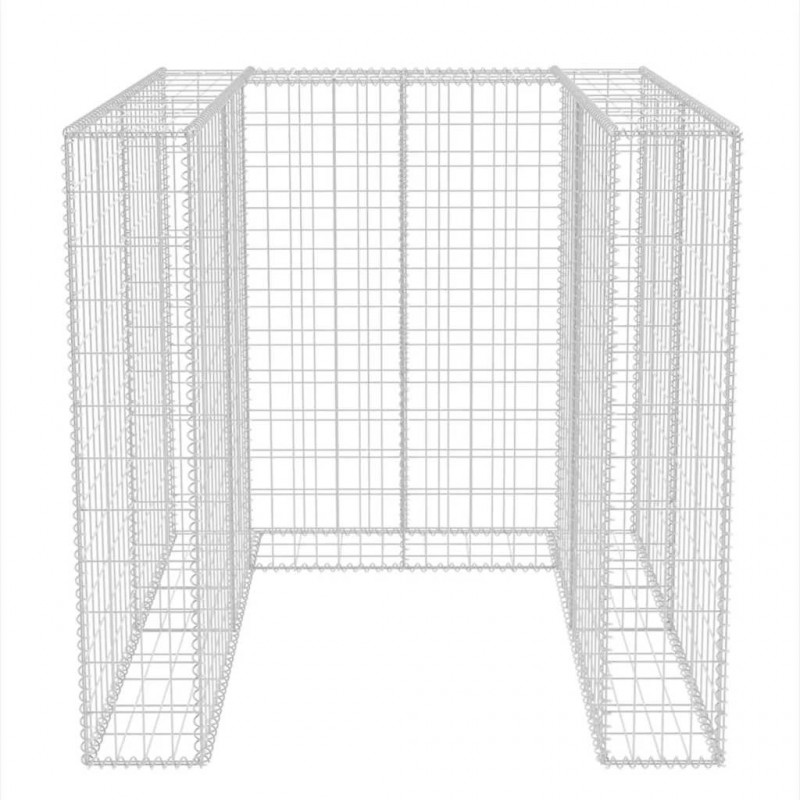 Gabion do osłonięcia kosza na śmieci, 110x100x120 cm