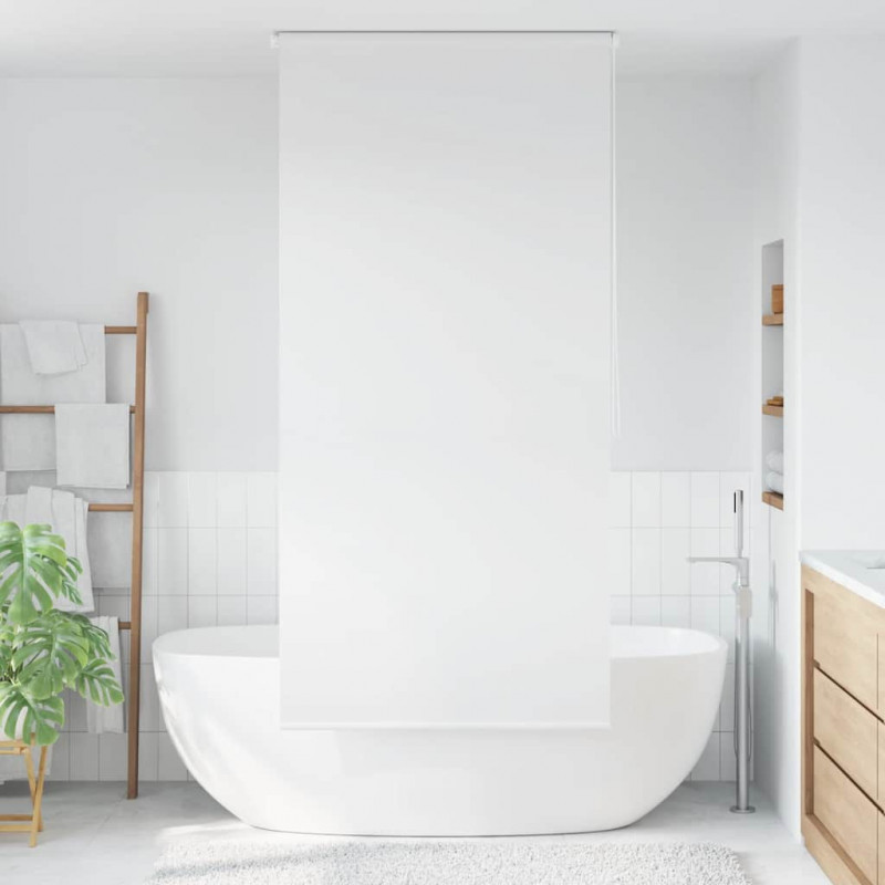 Roleta prysznicowa 100 x 240 cm, biała