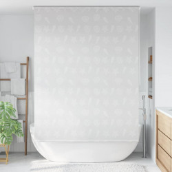 Roleta prysznicowa 160 x 240 cm, wzór w rozgwiazdy