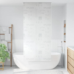Roleta prysznicowa 100 x 240 cm, z napisami