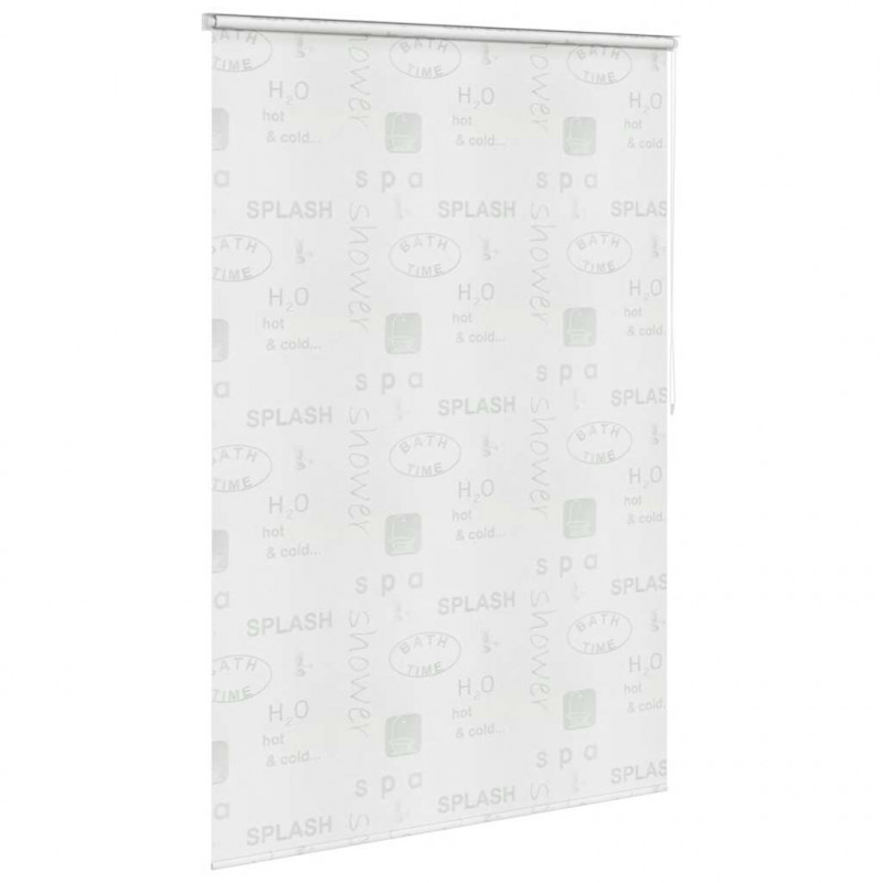 Roleta prysznicowa 160x240 cm, z napisami