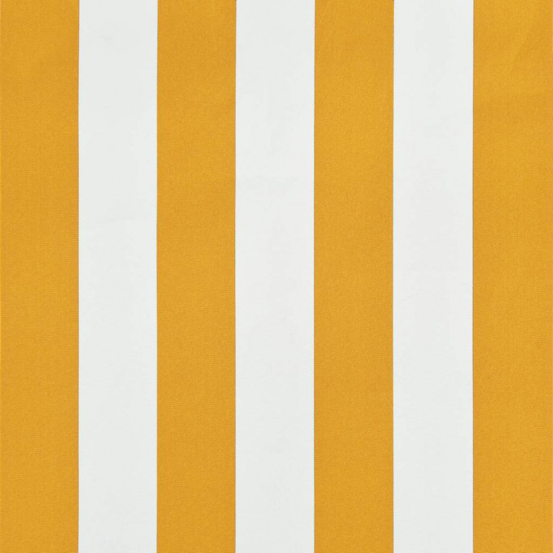 Markiza zwijana, 350 x 150 cm, żółto-biała