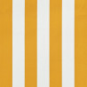 Markiza zwijana, 350 x 150 cm, żółto-biała