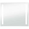 Ścienne lustro łazienkowe z LED, 80 x 60 cm