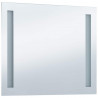 Ścienne lustro łazienkowe z LED, 80 x 60 cm