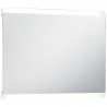 Lustro łazienkowe z LED i czujnikiem dotykowym, 80x60 cm