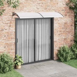 Daszek nad drzwi, czarno-przezroczysty, 240 x 75 cm, PC
