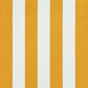 Markiza zwijana z LED, 250 x 150 cm, żółto-biała
