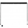 Markiza zwijana z LED, 150 x 150 cm, antracytowa