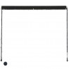 Markiza zwijana z LED, 400 x 150 cm, antracytowa