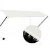 Markiza zwijana z LED, 300 x 150 cm, kremowa