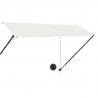 Markiza zwijana z LED, 300 x 150 cm, kremowa