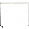 Markiza zwijana z LED, 300 x 150 cm, kremowa