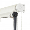 Markiza zwijana z LED, 300 x 150 cm, kremowa