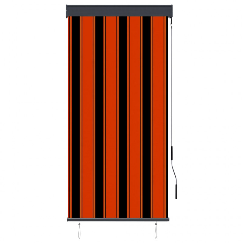 Roleta zewnętrzna, 80x250 cm, pomarańczowo-brązowa