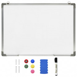 Magnetyczna tablica suchościeralna, biała, 70x50 cm, stalowa