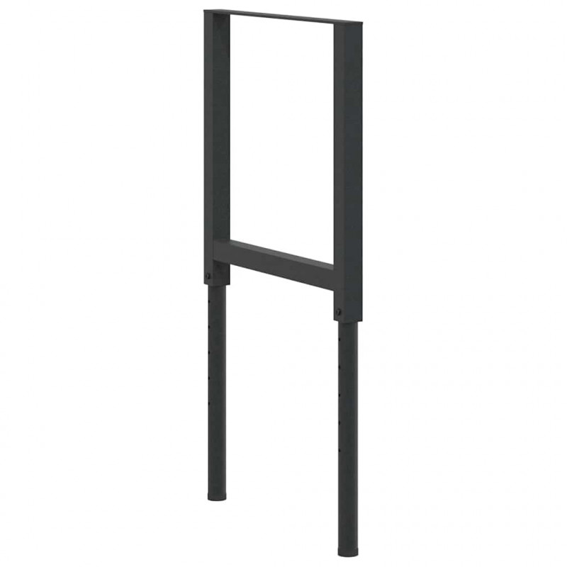 Regulowane ramy stołu roboczego, 2 szt., metal, 55x(69-95,5) cm
