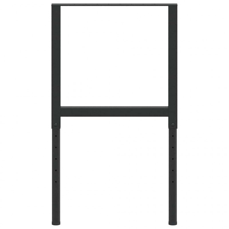 Regulowane ramy stołu roboczego, 2 szt., metal, 55x(69-95,5) cm
