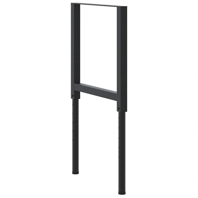 Regulowane ramy stołu roboczego, 2 szt., metal, 55x(69-95,5) cm
