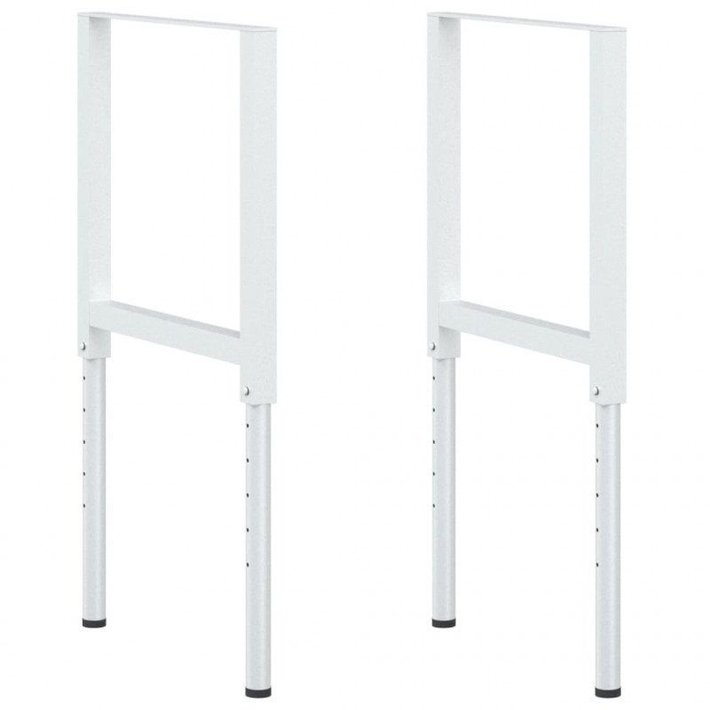 Regulowane ramy stołu roboczego, 2 szt., metal, 55x(69-95,5) cm