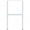 Regulowane ramy stołu roboczego, 2 szt., metal, 55x(69-95,5) cm