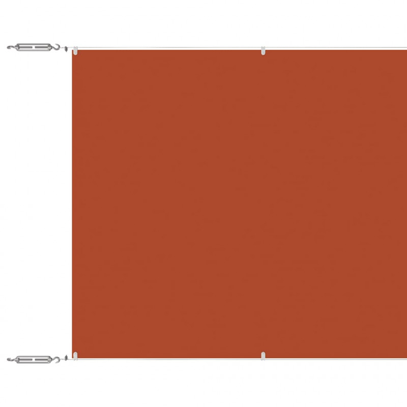 Markiza pionowa, terakota, 60x1200 cm, tkanina Oxford