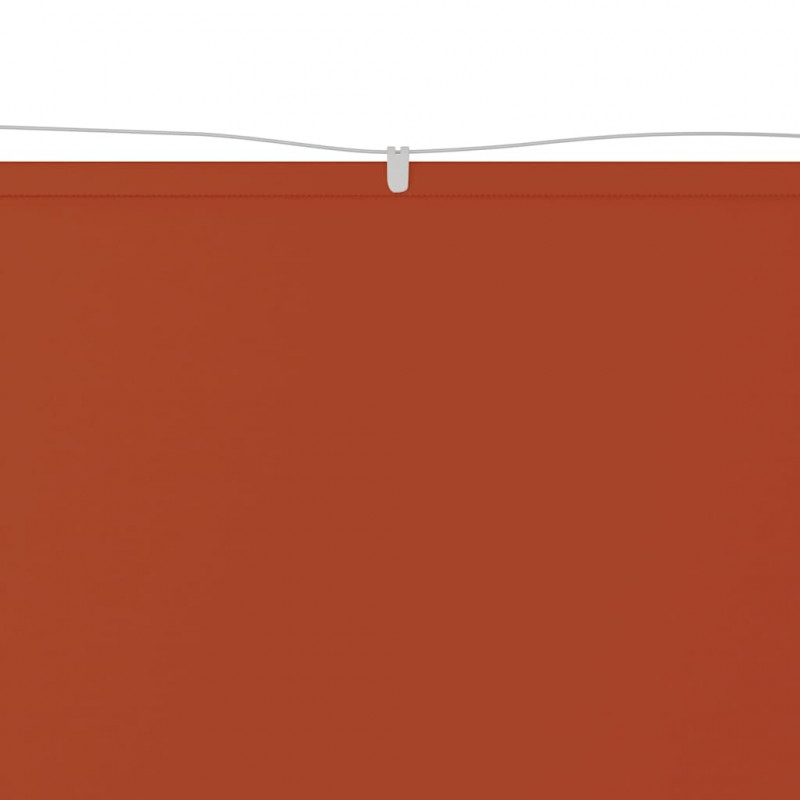 Markiza pionowa, terakota, 60x1200 cm, tkanina Oxford