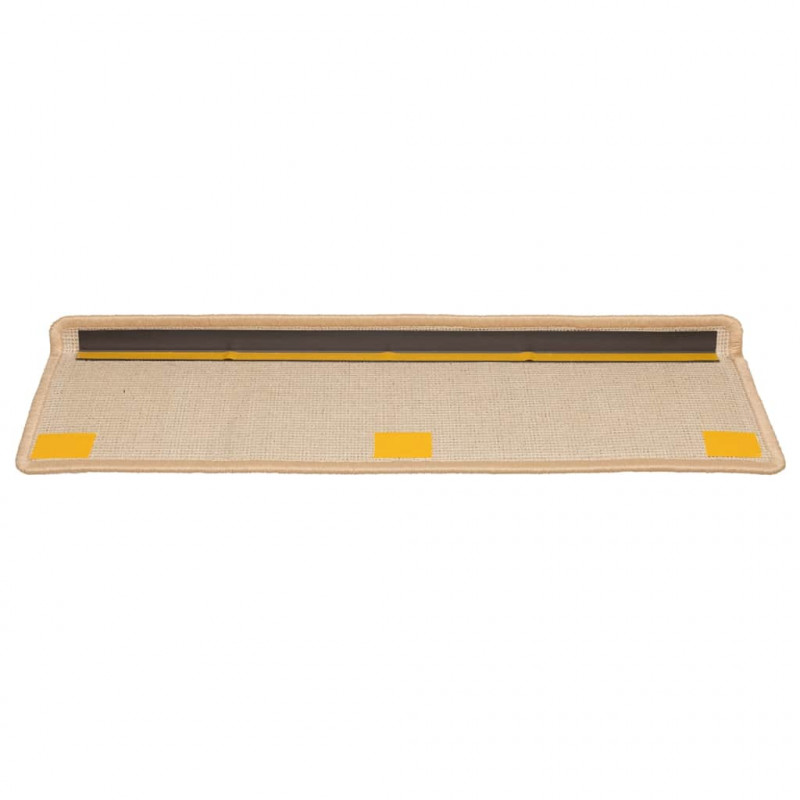 Nakładki na schody, 10 szt., 65x21x4 cm, brązowe
