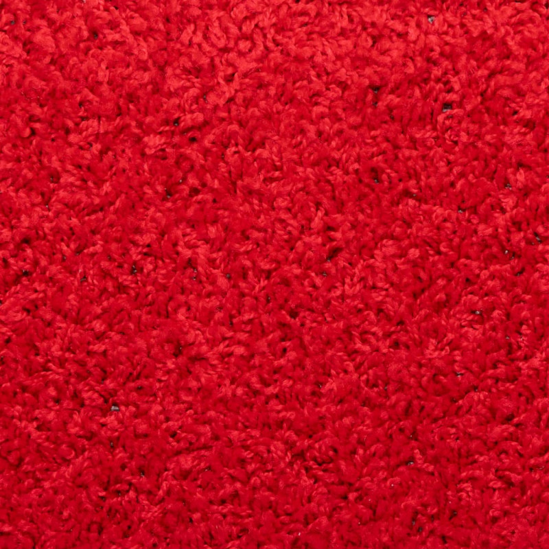 Nakładki na schody, 10 szt., 65x21x4 cm, czerwone