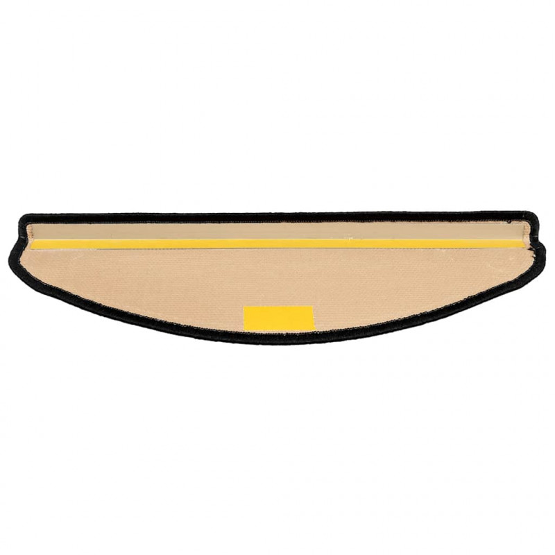 Samoprzylepne nakładki na schody 10 szt. 65x21x4cm czarno-szare