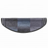 Samoprzylepne nakładki na schody 10 szt. 65x21x4cm czarno-szare