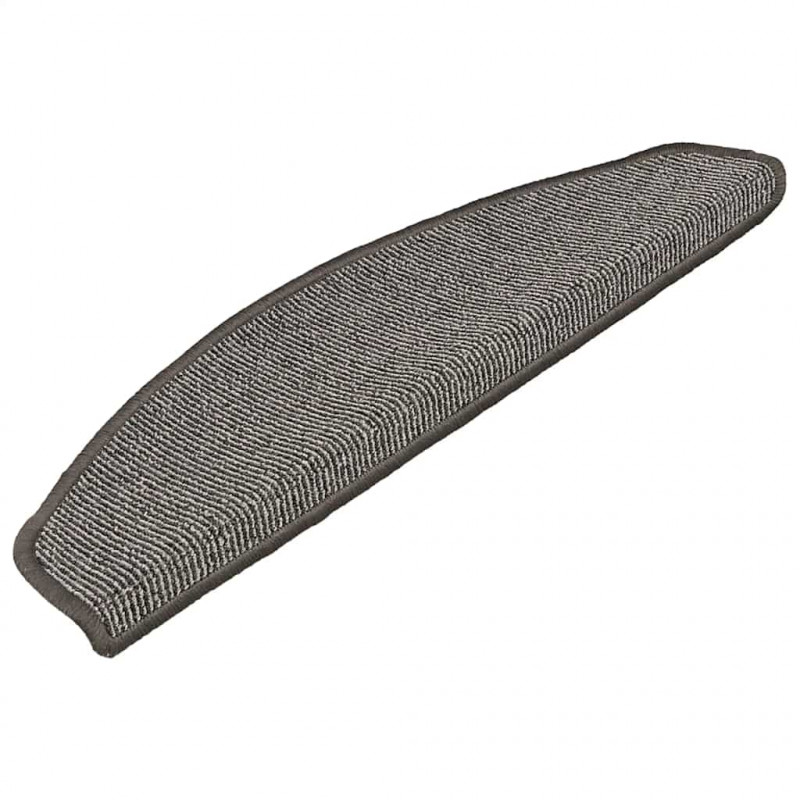 Nakładki na schody, 15 szt., szare, 65x21x4 cm