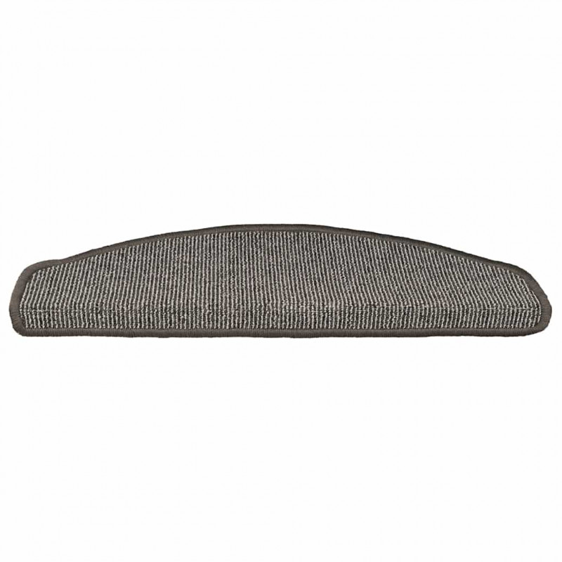 Nakładki na schody, 15 szt., szare, 65x21x4 cm