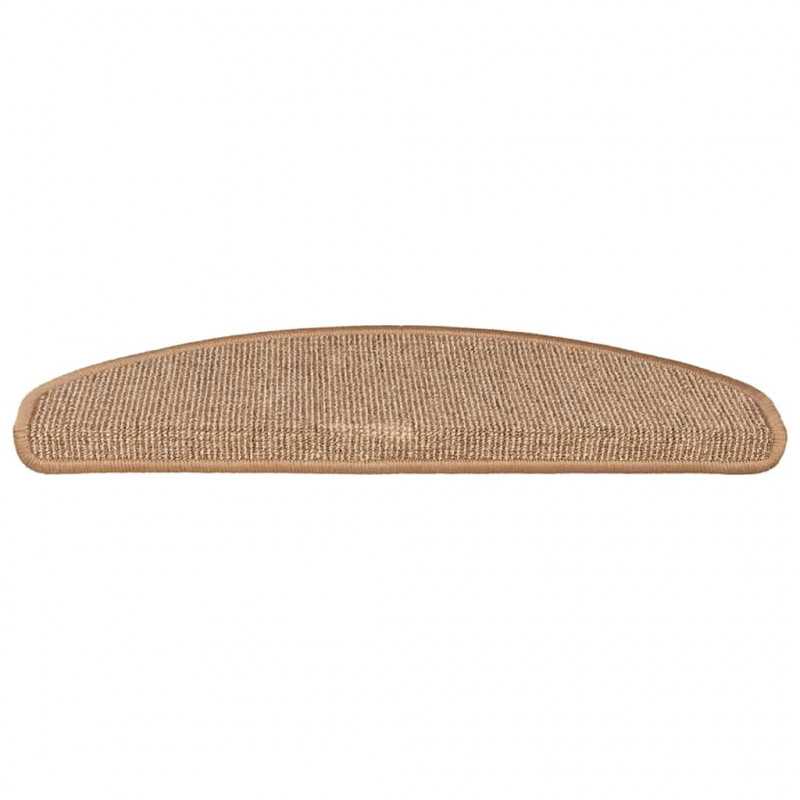 Nakładki na schody, 15 szt., jasnobrązowe, 65x21x4 cm