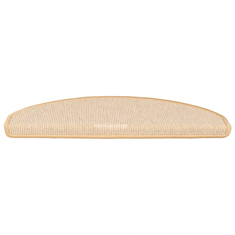 Nakładki na schody, 15 szt., kremowe, 65x21x4 cm