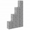 Wysokie donice gabionowe, 4 szt., 30x30x50/100/150/200 cm
