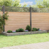 Podwyższona donica gabionowa, galwanizowana stal, 300x100x20 cm