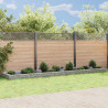 Podwyższona donica gabionowa, galwanizowana stal, 500x100x20 cm