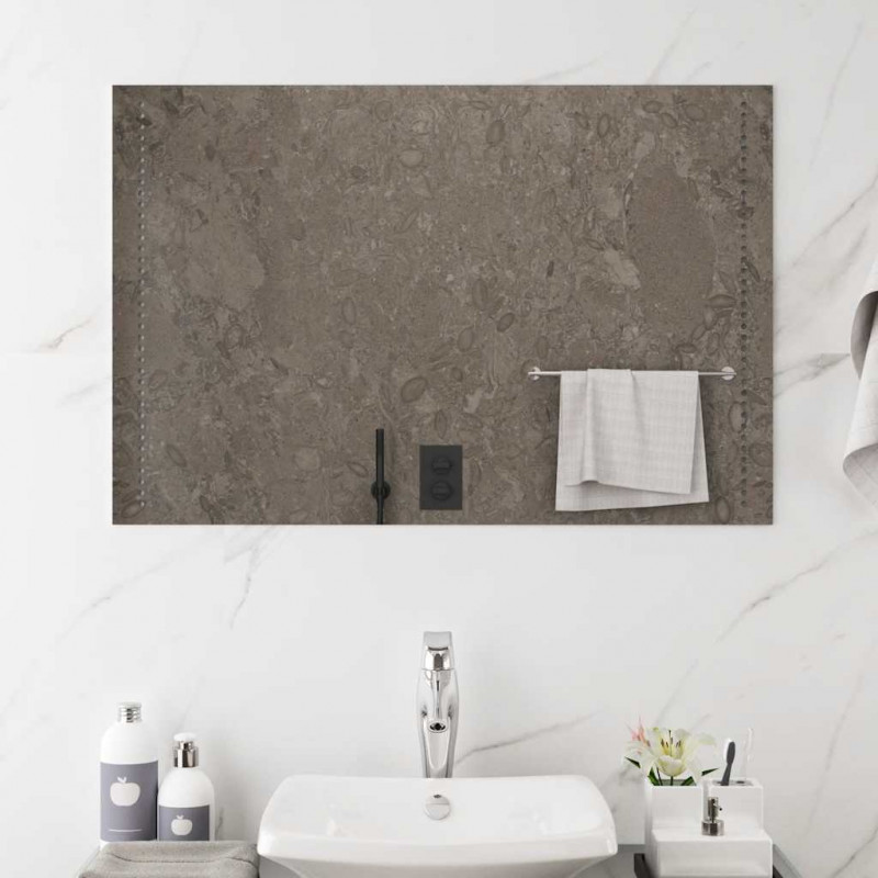 Lustro łazienkowe z LED, 90x60 cm
