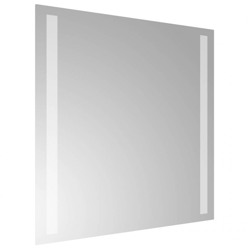 Lustro łazienkowe z LED, 40x40 cm
