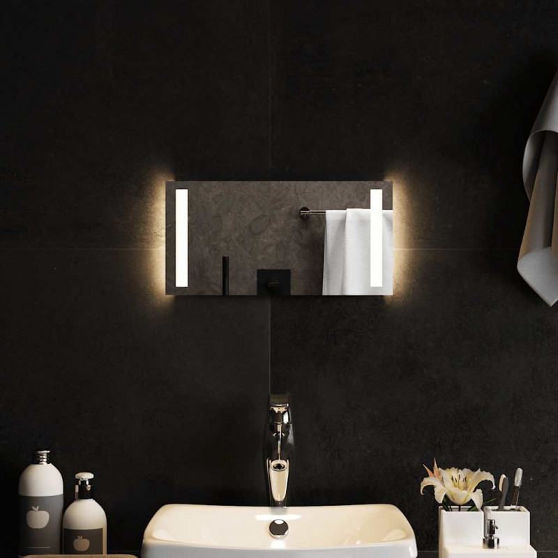 Lustro łazienkowe z LED, 40x20 cm