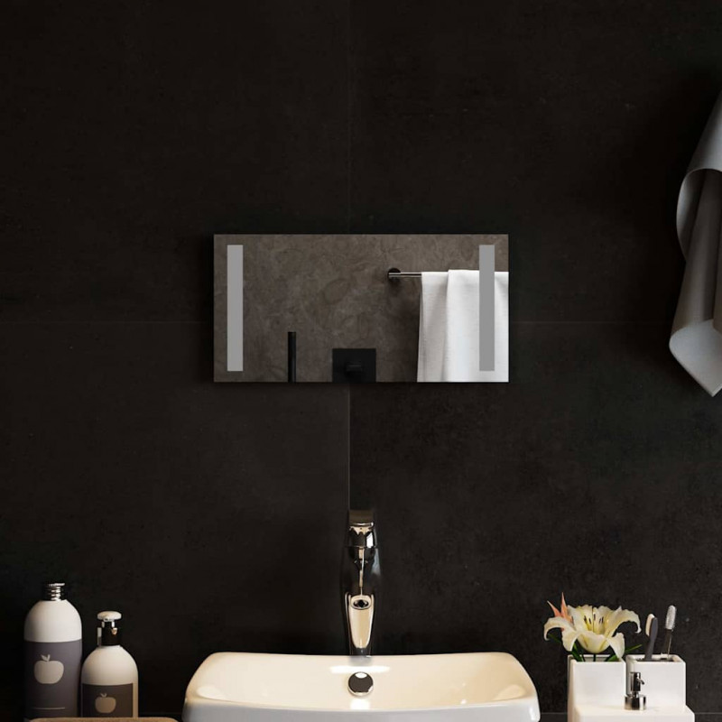 Lustro łazienkowe z LED, 40x20 cm
